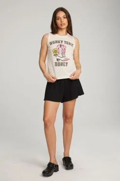 Chaser Brand Honky Tonk Honey Muscle Tee Best Sale