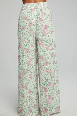 Chaser Brand Hudson Joggers - Grass Daisy Floral Cheap