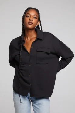 Chaser Brand Hyde Licorice Button Down Cheap