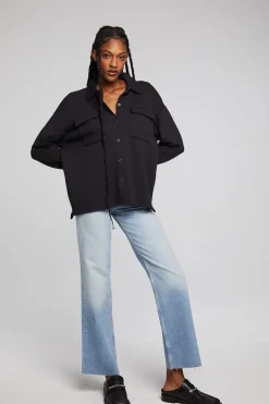 Chaser Brand Hyde Licorice Button Down Cheap
