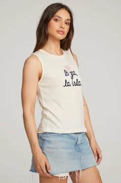 Chaser Brand Ibiza Palm Muscle Tee Shop