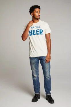 Chaser Brand Ice Cold Beer Mens Tee Discount