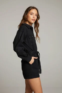 Chaser Brand Isabella Licorice Romper Shop