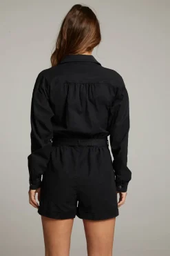 Chaser Brand Isabella Licorice Romper Shop