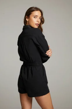 Chaser Brand Isabella Licorice Romper Shop