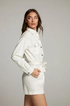 Chaser Brand Isabella White Romper New