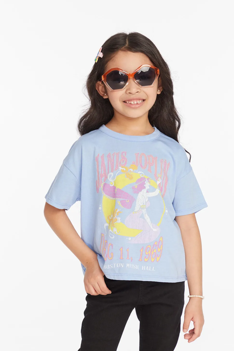 Chaser Brand Janis Joplin Boston Music Hall Girls Tee Sale
