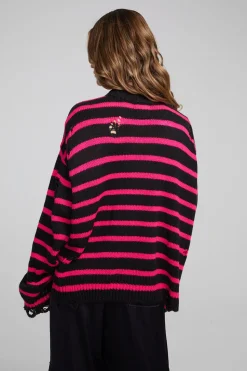 Chaser Brand Jax Melrose Stripe Pullover Clearance