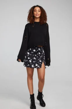 Chaser Brand Jax Shadow Black Pullover Discount