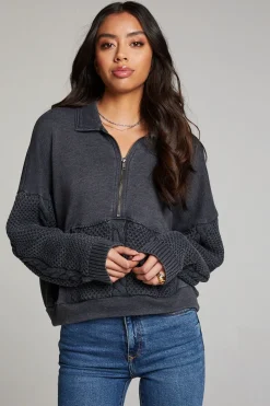 Chaser Brand Joe Licorice Half Zip Sale