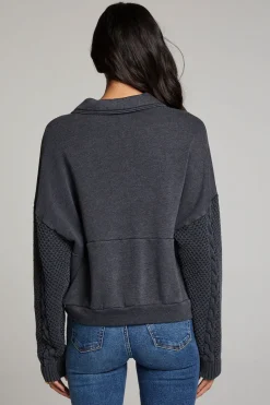 Chaser Brand Joe Licorice Half Zip Sale