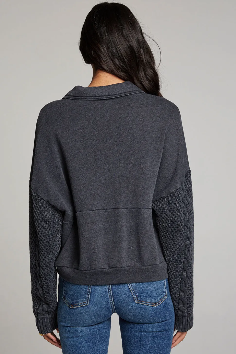 Chaser Brand Joe Licorice Half Zip Sale