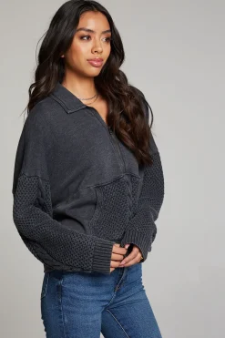 Chaser Brand Joe Licorice Half Zip Sale