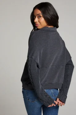 Chaser Brand Joe Licorice Half Zip Sale