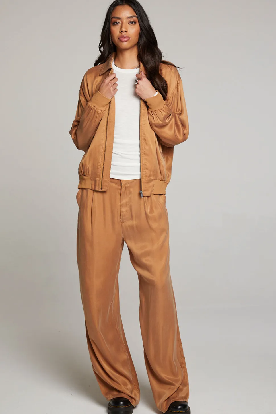 Chaser Brand Johnny Toffee Zip Up Jacket Flash Sale