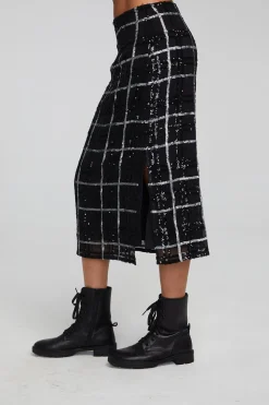 Chaser Brand Kana Midi Skirt Cheap