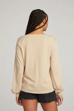 Chaser Brand Kara Cappuccino Long Sleeve Outlet