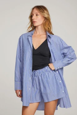 Chaser Brand Kerstin Marmont Stripe Button Down Online