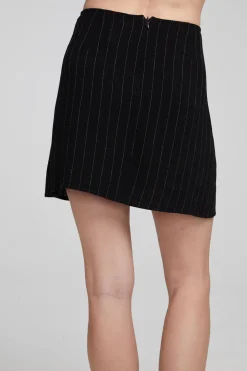Chaser Brand Kiss Beverly Pinstripe Mini Skirt Store