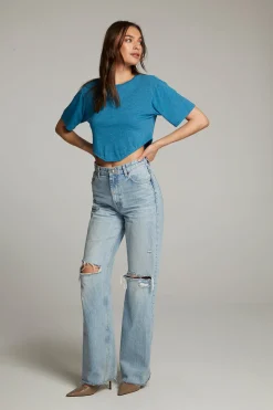 Chaser Brand Kylie Blue Danube Tee Clearance