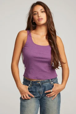 Chaser Brand Lander Eggplant Tank Sale