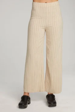 Chaser Brand Laurel White Pinstripe Trouser Clearance