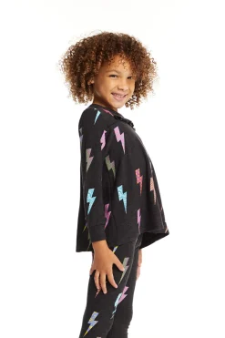Chaser Brand Lightning Bolts Long Sleeve Shop