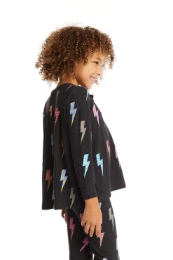 Chaser Brand Lightning Bolts Long Sleeve Shop
