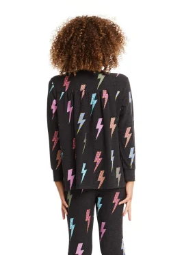 Chaser Brand Lightning Bolts Long Sleeve Shop