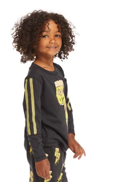 Chaser Brand Lightning Pizza Long Sleeve Pullover Cheap