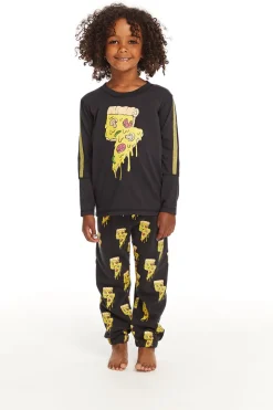 Chaser Brand Lightning Pizza Long Sleeve Pullover Cheap