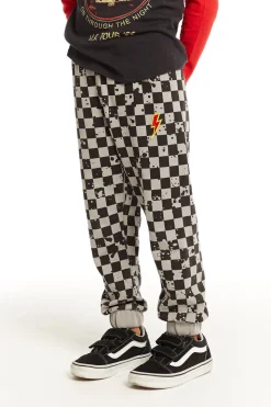 Chaser Brand Lightning Splatter Checker Joggers Sale