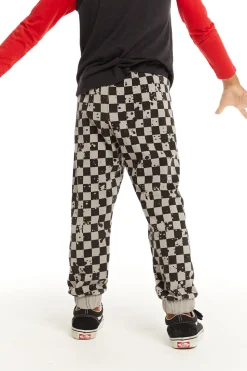 Chaser Brand Lightning Splatter Checker Joggers Sale