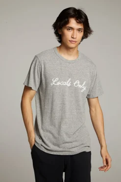 Chaser Brand Locals Only Crew Neck Tee Clearance