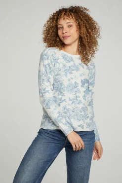 Chaser Brand Long Sleeve Crew Neck Tee Shop