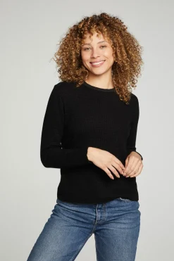 Chaser Brand Long Sleeve Crew Neck Tee New