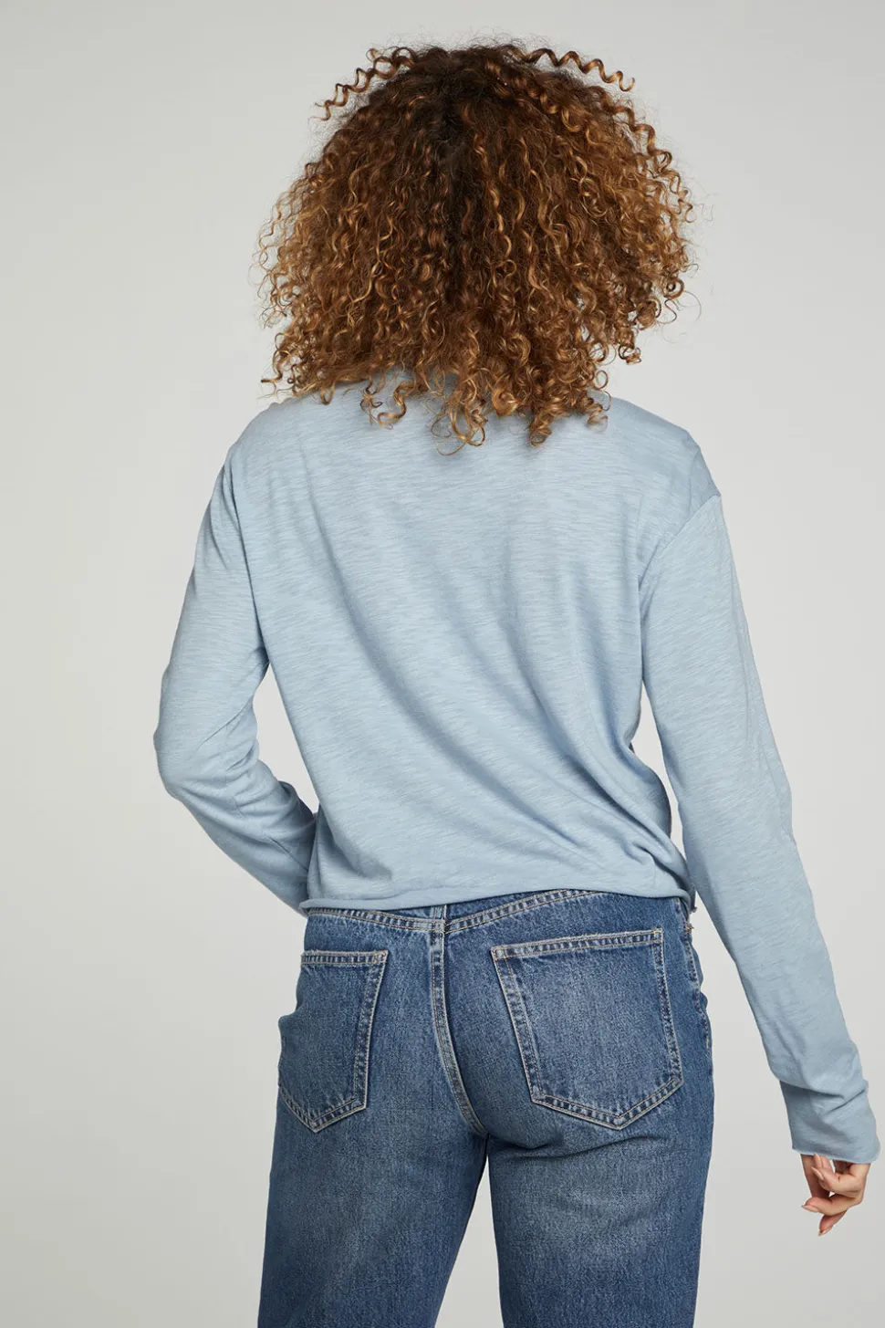 Chaser Brand Long Sleeve Cropped Tee Best