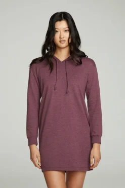 Chaser Brand Long Sleeve Hoodie Dress New