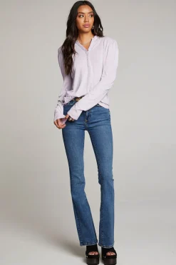 Chaser Brand Lotus Petal Long Sleeve Best