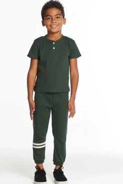 Chaser Brand Lounge Boys Safari Green Pant Clearance