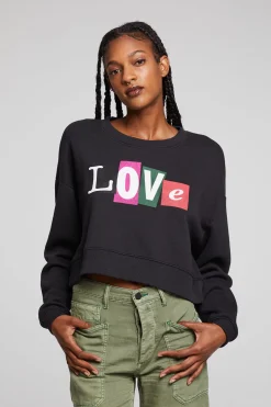 Chaser Brand Love Letters Zuma Pullover Clearance