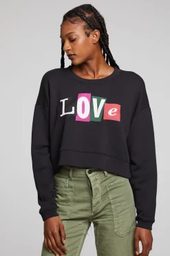 Chaser Brand Love Letters Zuma Pullover Clearance