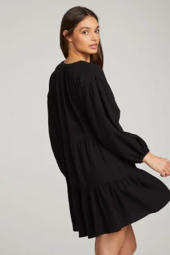 Chaser Brand Magnolia Licorice Mini Dress Flash Sale