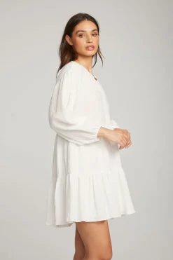 Chaser Brand Magnolia White Mini Dress Sale