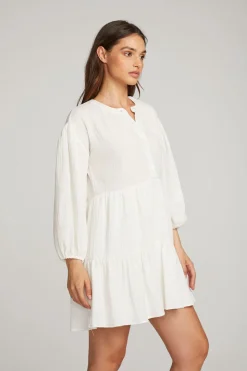 Chaser Brand Magnolia White Mini Dress Sale