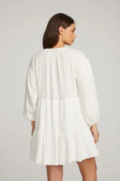 Chaser Brand Magnolia White Mini Dress Sale