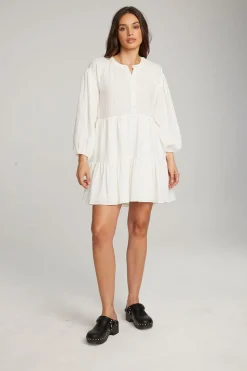 Chaser Brand Magnolia White Mini Dress Sale