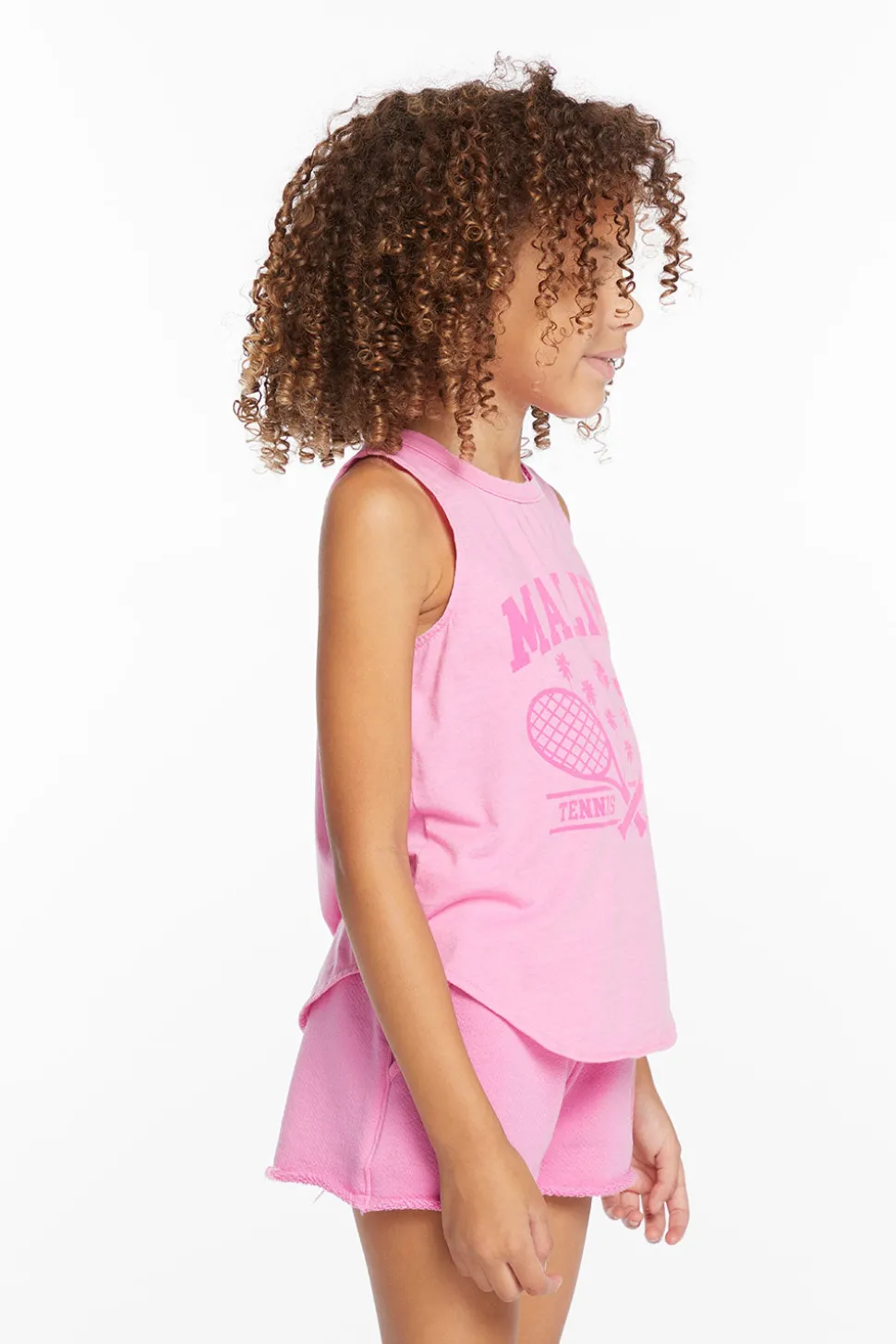 Chaser Brand Malibu Girls Vintage Jersey Shirttail Muscle Best