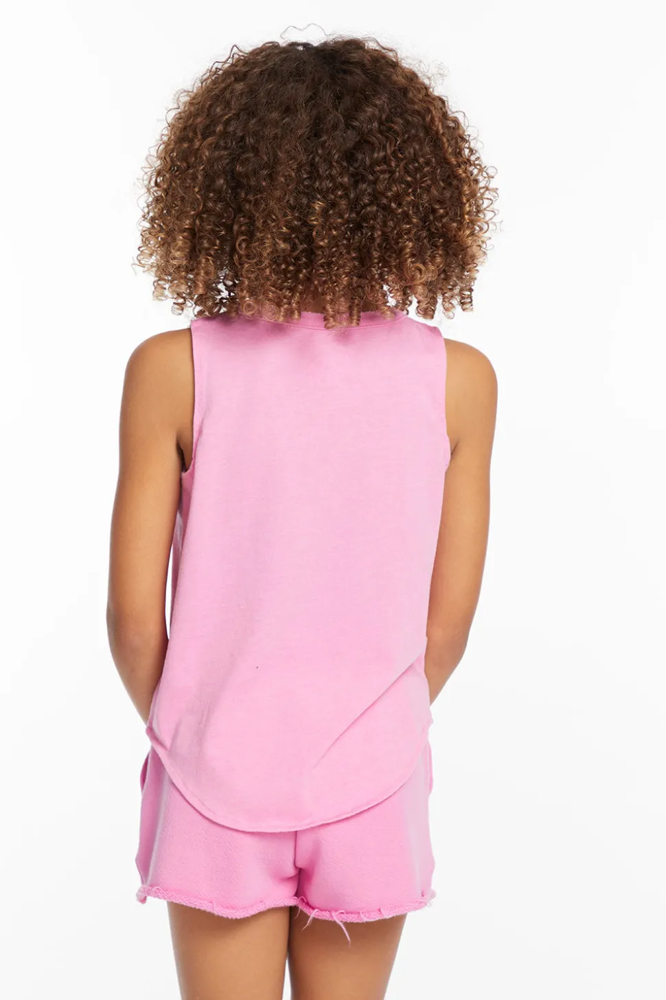 Chaser Brand Malibu Girls Vintage Jersey Shirttail Muscle Best