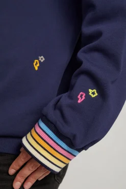Chaser Brand Mama Embroidery Pullover New